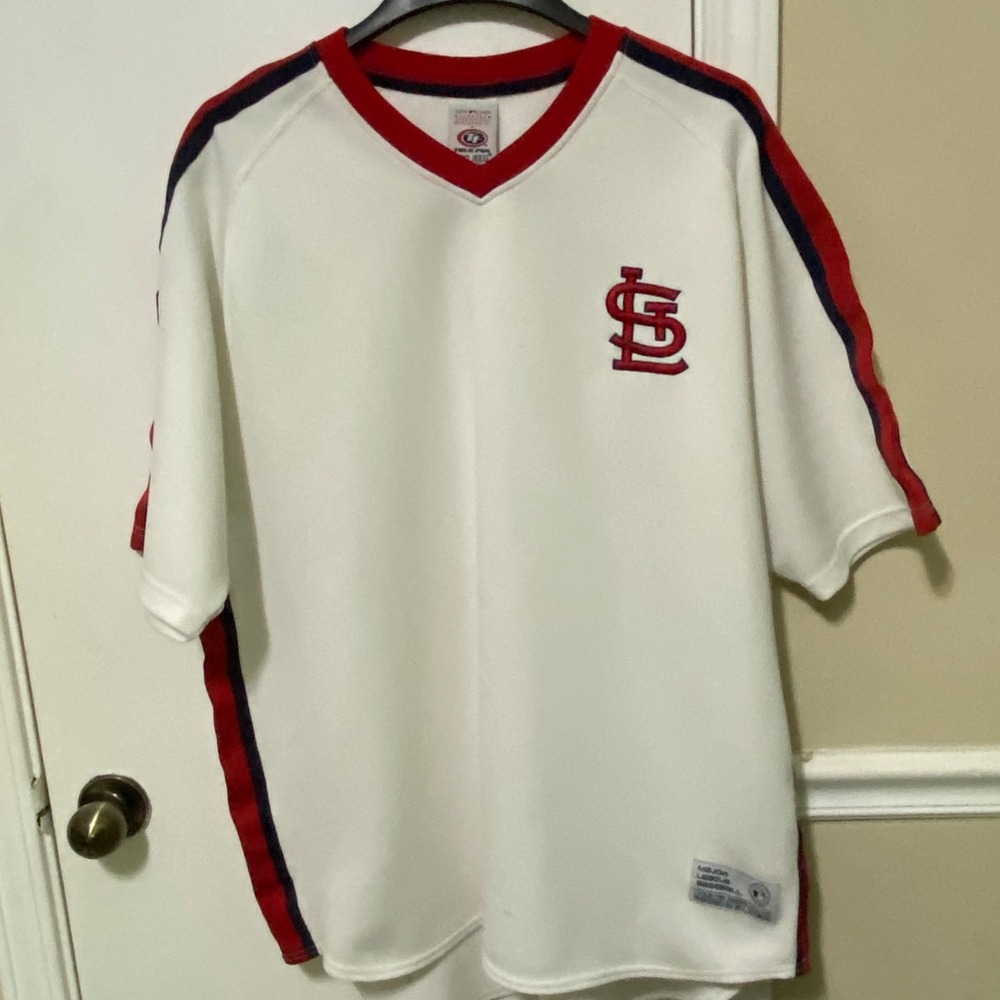 Vtg Y2K True Fan MLB St Louis Cardinals Baseball Jersey XXL White Streetwear